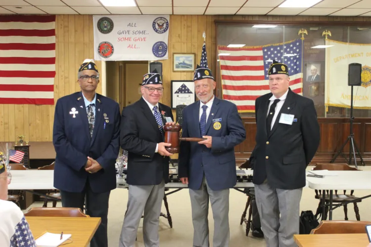 New county American Legion commander installed